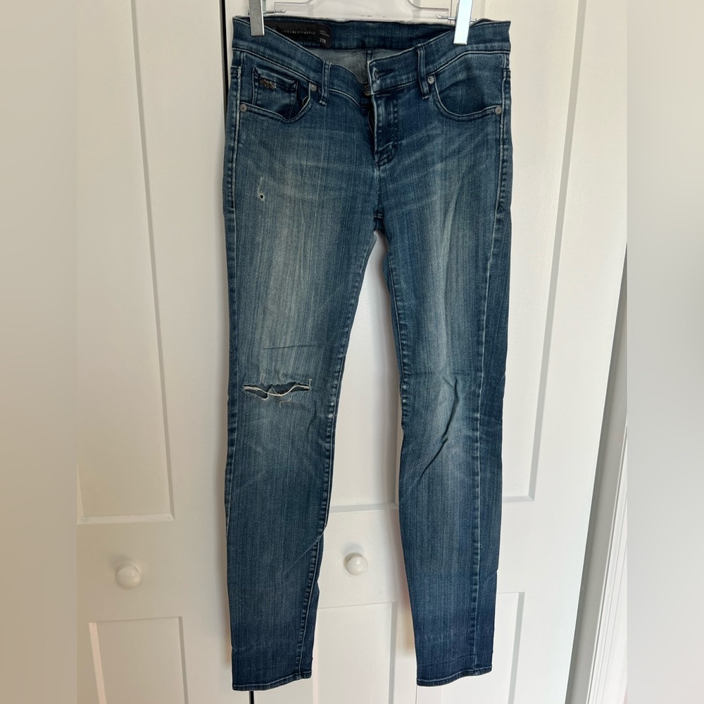 Armani Exchange Dark Blue Skinny Jeans